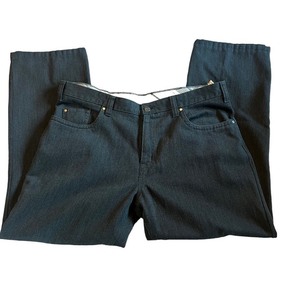 Kenneth Cole Pants Charcoal Gray Cotton Blend Size: 38 x 29 Office Preppy Career - Picture 1 of 10